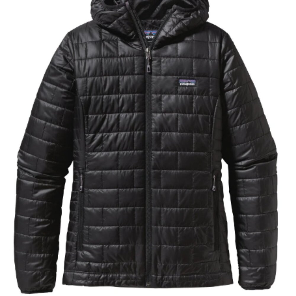 Patagonia Women's Nano Puff Hoody, Black, Medium